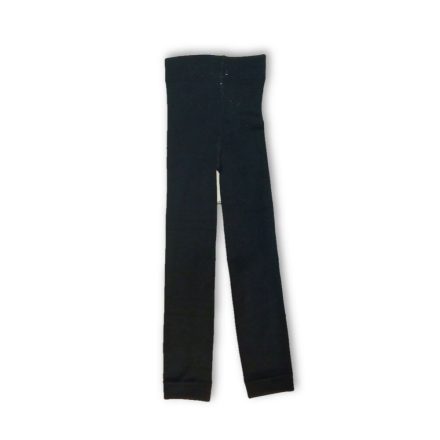 122-128-as fekete thermo bélelt leggings, harisnya - Ergee - ÚJ