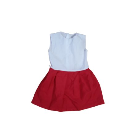 4-6 évesre piros-fehér lány jelmez ruha