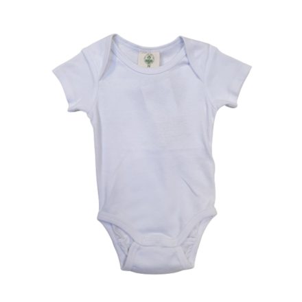 74-es fehér rövid ujjú body - Organic Cotton - Biopamut - ÚJ