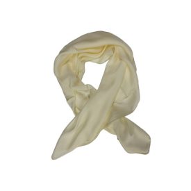 Női törtfehér vékony sál, kendő, 70x70 cm - ÚJ