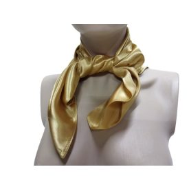 Arany színű vékony selyem sál, kendő - ÚJ