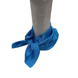 Kék vékony selyem sál, kendő - ÚJ