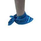 Kék vékony selyem sál, kendő - ÚJ