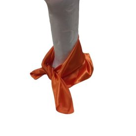 Narancssárga vékony selyem sál, kendő - ÚJ