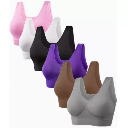 Női 5XL-es sportmelltartó, több színben, 1 db - ÚJ