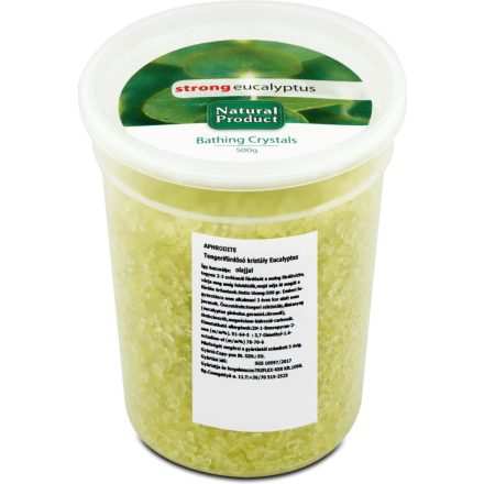 Natural Product - Fürdőkristály - Eukaliptusz - Eucalyptus, 500 g - ÚJ  