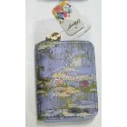 Festményes pénztárca - Monet: Vízililiomok - 14x12 cm - ÚJ