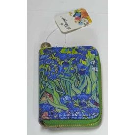   Festményes pénztárca - Van Gogh: Íriszek - 14x12 cm - ÚJ