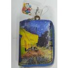 Festményes pénztárca - Van Gogh: Éjszakai kávézó - 14x12 cm - ÚJ