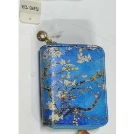   Festményes pénztárca - Van Gogh: Mandulavirágok - 14x12 cm - ÚJ