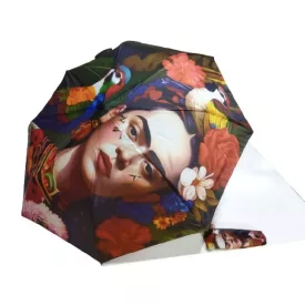   Többszínű automata festményes esernyő - Frida Kahlo - ÚJ