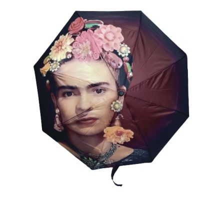 Bordó automata esernyő - Frida Kahlo - ÚJ