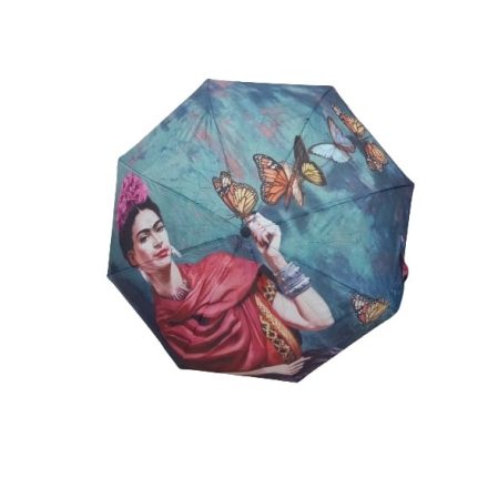 Türkiz automata esernyő - Frida Kahlo - ÚJ