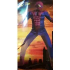 Izmosított Pókember jelmez maszkkal, 7-8 év - Spiderman - ÚJ
