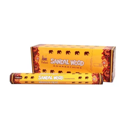 Tulasi füstölő - Sandal Wood - Szantálfa - insense stick - ÚJ