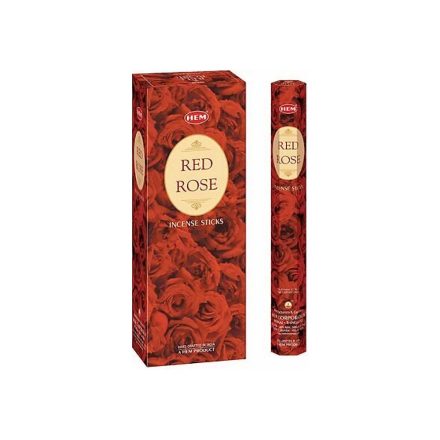 HEM Füstölő - Vörös rózsa (Red rose) - ÚJ
