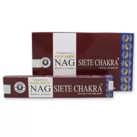 Golden Nag füstölő - Seven Charkra - 7 csakra - ÚJ