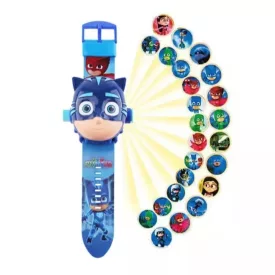   Kék projectoros gyerek karóra - PJ Masks - Pizsihősök - ÚJ