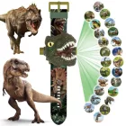 Dínós projectoros gyerek karóra, szürke - ÚJ