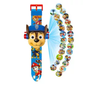   Projectoros gyerek karóra - Chase - Paw Patrol, Mancs Őrjárat - ÚJ