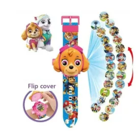   Projectoros gyerek karóra - Skye - Paw Patrol, Mancs Őrjárat - ÚJ