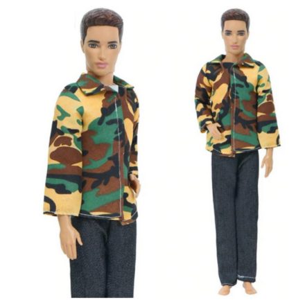 Terepszínű kétrészes ruha, fiú Barbie (Ken) ruha - ÚJ