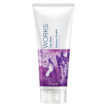 Footworks levendulás agyagos lábpakolás 75 ml - Avon - ÚJ