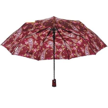 Bordó török mintás félautomata esernyő - Lantana - ÚJ