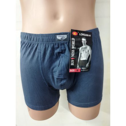 Férfi XXL-es szürkéskék pamut boxer, alsónadrág - Lordan  - ÚJ