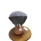 Férfi sötétszürke ellenzős nyári sapka, sildes lapossapka, gavallér sapka, flat cap, ivy cap 58 cm-es fejre - ÚJ 