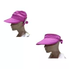 Női pink 2in1 napellenző, vagy sapka, shildes nyári kalap (teteje lecipzározható), 1 db - ÚJ 