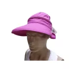 Női pink 2in1 napellenző, vagy sapka, shildes nyári kalap (teteje lecipzározható), 1 db - ÚJ 