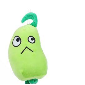   Kampós zöld növény, uborka plüss figura - Plants vs. Zombies - ÚJ