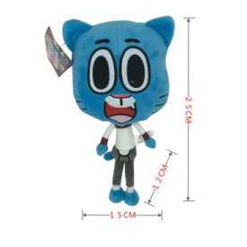 Gumball kék plüss figura - ÚJ