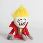 Piros ruhás zombi plüss figura, kulcstartós, 20 cm - Plants vs. Zombies - ÚJ