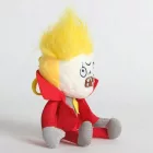Piros ruhás zombi plüss figura, kulcstartós, 20 cm - Plants vs. Zombies - ÚJ