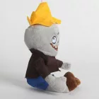 Sárga kalapos zombi plüss figura, kulcstartós, 20 cm - Plants vs. Zombies - ÚJ