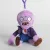 Lila ruhás zombi plüss figura, kulcstartós, 20 cm - Plants vs. Zombies - ÚJ