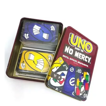 Fém dobozos Uno kártya - No Mercy - ÚJ 