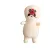 Plüss horror figura, törtfehér mogyoró, Peanut, SCP-173 - Sirenhead - ÚJ