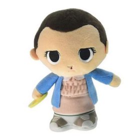   Kék ruhás fiú plüss figura, drapp - Stranger Things - ÚJ