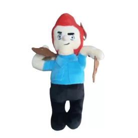   25 cm-es kék ruhás plüss figura - Colt - Brawl Stars - ÚJ