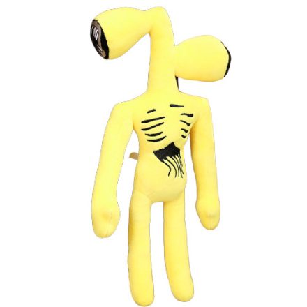 Sirenhead plüss figura, sárga - ÚJ