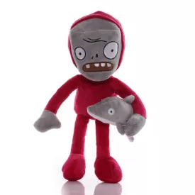   Pink ruhás delfines zombi plüss figura - Plants vs. Zombies - ÚJ