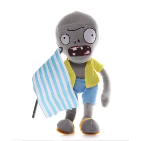 Zászlós zombi plüss figura - Plants vs. Zombies - ÚJ