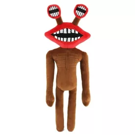 Sirenhead plüss figura, barna, csápos - ÚJ