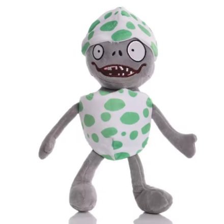 Zöld pöttyös ruhás zombi plüss figura - Plants vs. Zombies - ÚJ