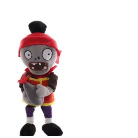  Szürke-piros sapkás zombi plüss figura - Plants vs. Zombies - ÚJ
