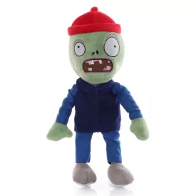 Piros sapkás zombi plüss figura - Plants vs. Zombies - ÚJ
