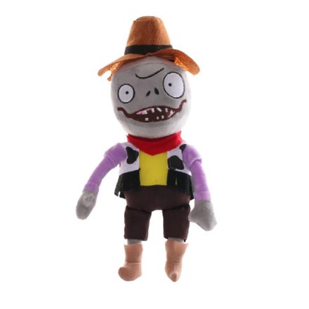 Cowboy mellényes zombi plüss figura - Plants vs. Zombies - ÚJ